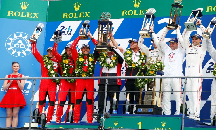 Σαρωτική η ομάδα της Porsche στο  φετινό αγώνα του Le Mans